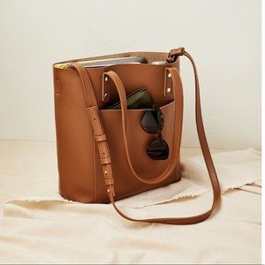 NWT Vegan Leather Tote Bag